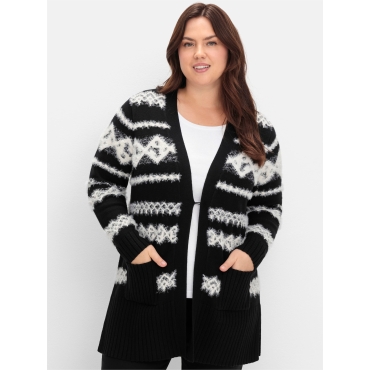 Longstrickjacke 