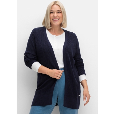 Longstrickjacke 
