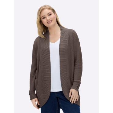 Longstrickjacke 