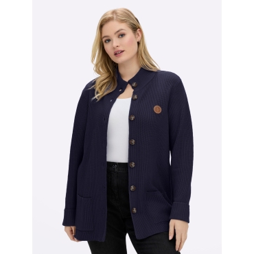 Longstrickjacke 