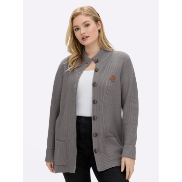 Longstrickjacke 