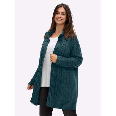 Longstrickjacke 