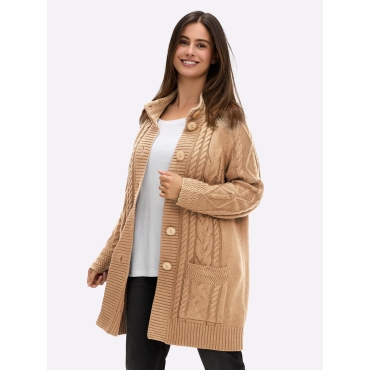 Longstrickjacke 