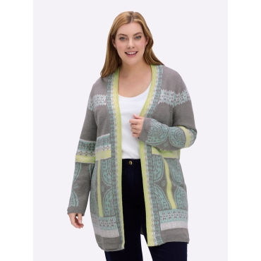 Longstrickjacke 