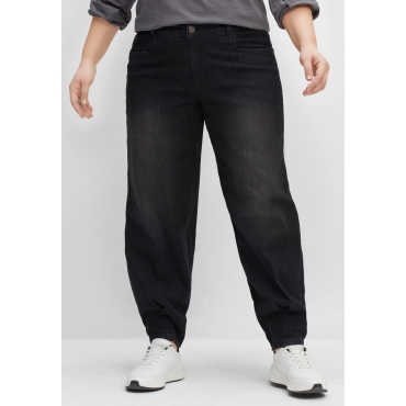 Mom-Jeans OLIVIA in Five-Pocket-Form, black Denim, Gr.40-58 