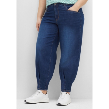 Mom-Jeans OLIVIA in Five-Pocket-Form, blue Denim, Gr.40-58 