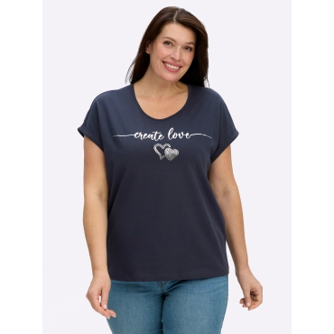 Rundhalsshirt 