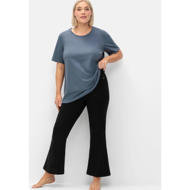 Sport-Jazzpants in Bootcut-Beinform, schwarz, Gr.40-58 