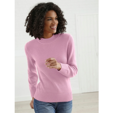 Stehkragenpullover 