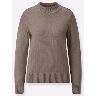 Stehkragenpullover 