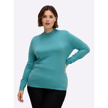 Stehkragenpullover 