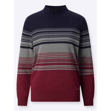 Stehkragenpullover 