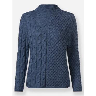 Stehkragenpullover 