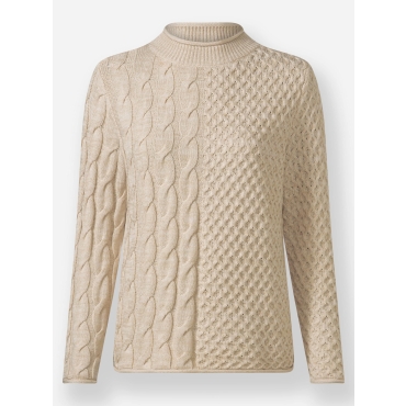 Stehkragenpullover 