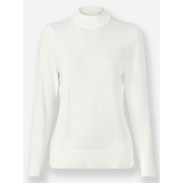 Stehkragenpullover 