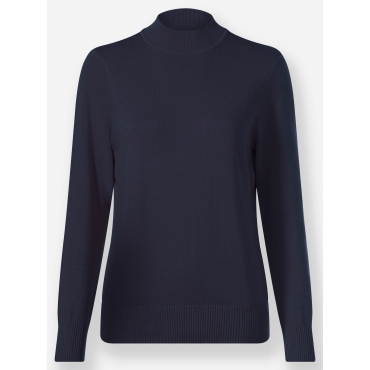 Stehkragenpullover 