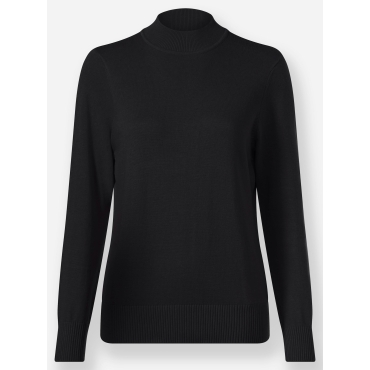 Stehkragenpullover 