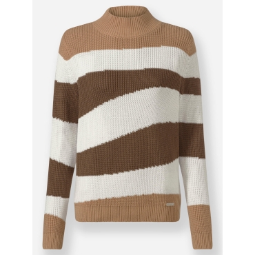 Stehkragenpullover 