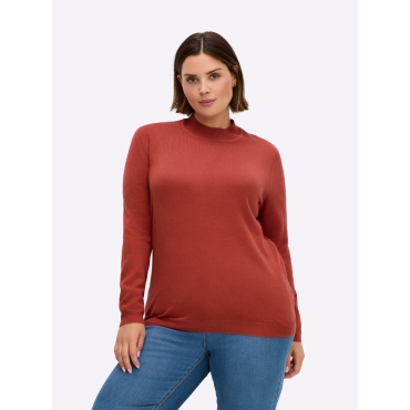 Stehkragenpullover 