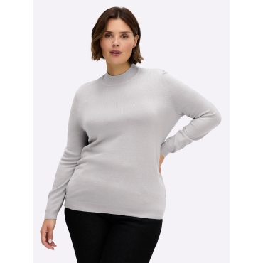 Stehkragenpullover 