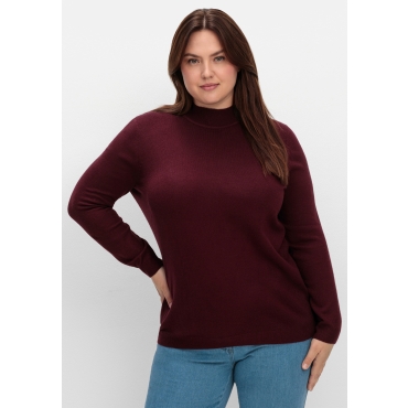 Stehkragenpullover 