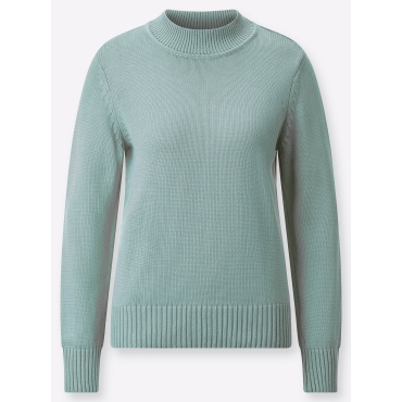 Stehkragenpullover 
