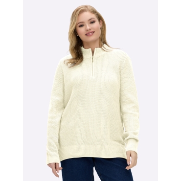 Stehkragenpullover 