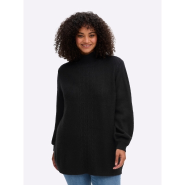 Stehkragenpullover 
