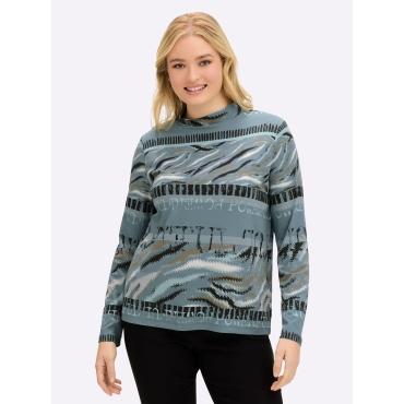 Stehkragenshirt 