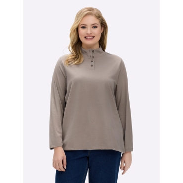 Stehkragenshirt 
