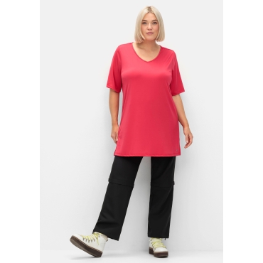 Wanderhose mit Zipp-off-Bein, auf Caprilänge kürzbar, schwarz, Gr.40-58 