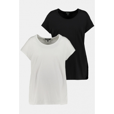 Grosse Grössen Bellieva T-Shirt, Damen, schwarz, Größe: 54/56, Ulla Popken 