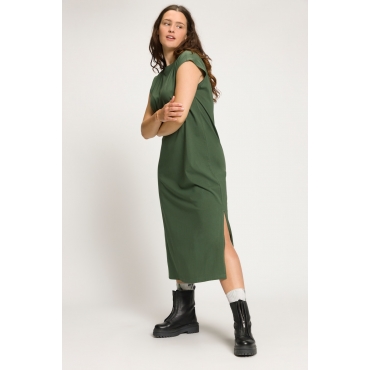Grosse Grössen Jerseykleid, Damen, grün, Größe: 46/48, Baumwolle, Studio Untold 