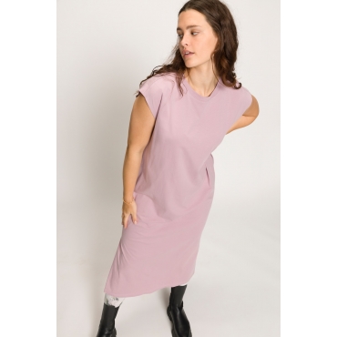Grosse Grössen Jerseykleid, Damen, rosa, Größe: 54/56, Baumwolle, Studio Untold 