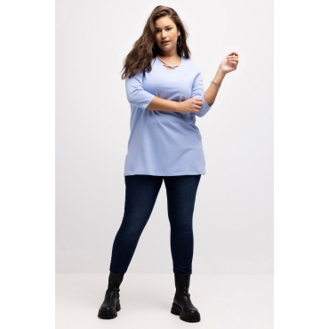 Grosse Grössen Shirt, Damen, blau, Größe: 58/60, Baumwolle, Ulla Popken 