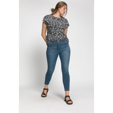Grosse Grössen Skinny Jeans, Damen, blau, Größe: 58, Baumwolle/Polyester, Studio Untold 