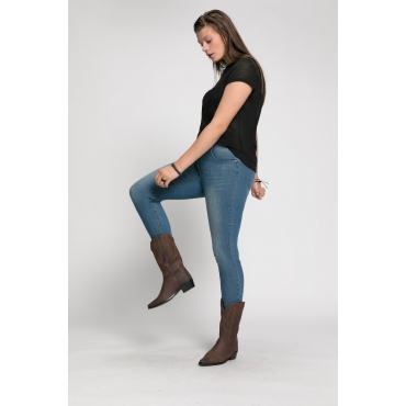 Grosse Grössen Skinny Jeans, Damen, blau, Größe: 58, Baumwolle/Polyester, Studio Untold 