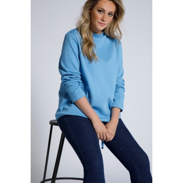 Grosse Grössen Sweatshirt, Damen, blau, Größe: 54/56, Baumwolle, Ulla Popken 