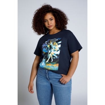 Grosse Grössen T-Shirt, Damen, blau, Größe: 46/48, Baumwolle, Studio Untold 