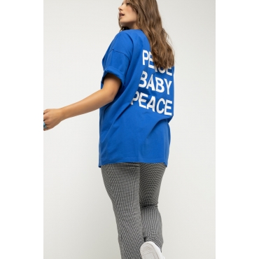 Grosse Grössen T-Shirt, Damen, blau, Größe: 58/60, Baumwolle, Studio Untold 